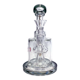 Glassworks UFO Percolated Dab Rig (Ash Gray Accents)