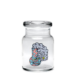 420 Science Pop Top Jar Small - Happy Bong
