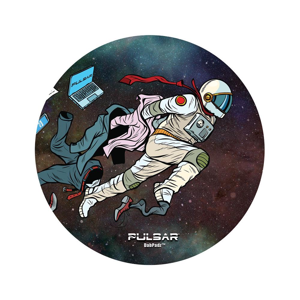 Pulsar DabPadz Round Dab Mat 5" - Super Spaceman