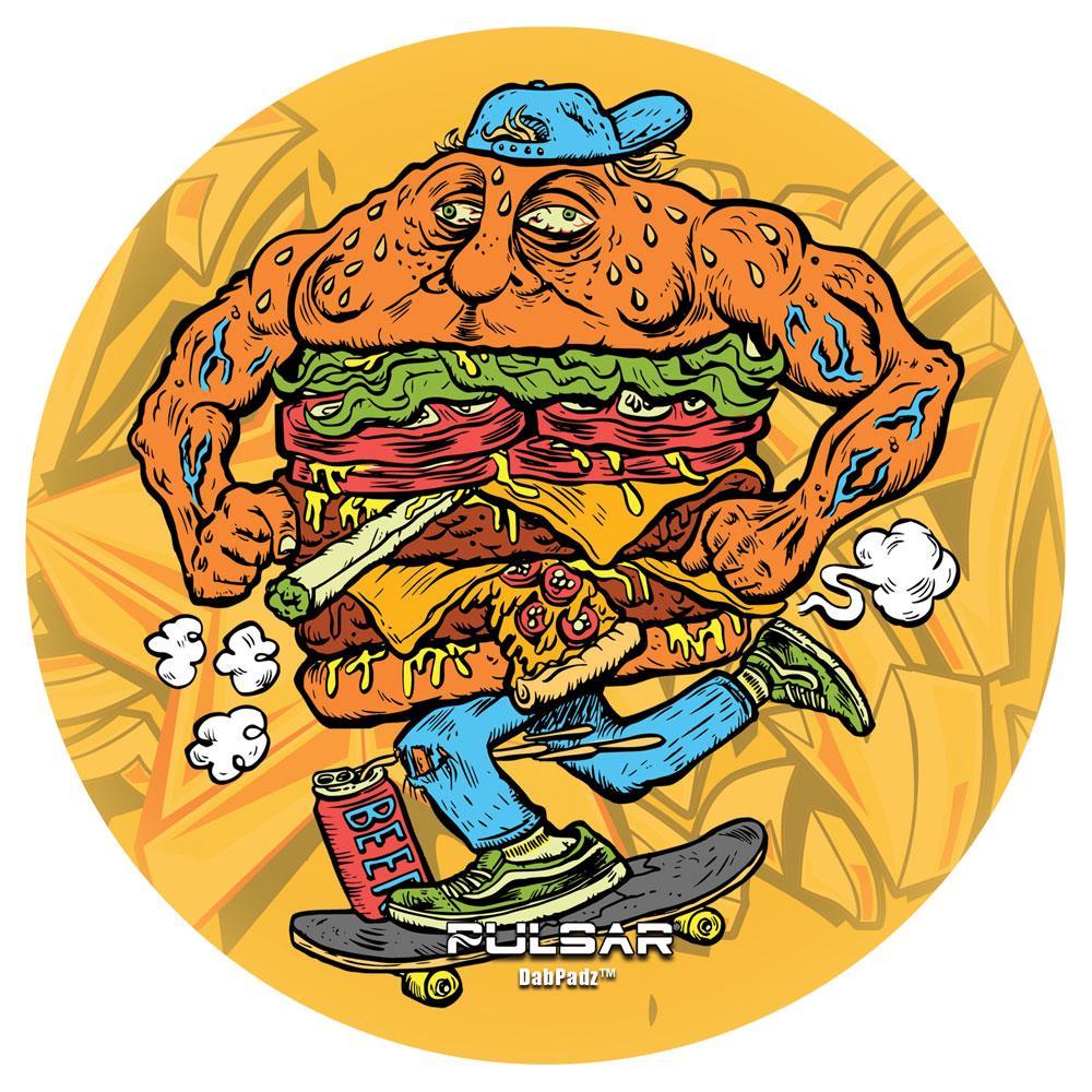 Pulsar DabPadz Round Dab Mat 8" - Skate Burger