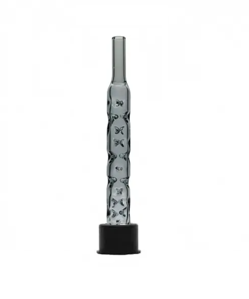 Mighty / Crafty Cooling Bent/ Straight Mouthpiece - 50% black Glass