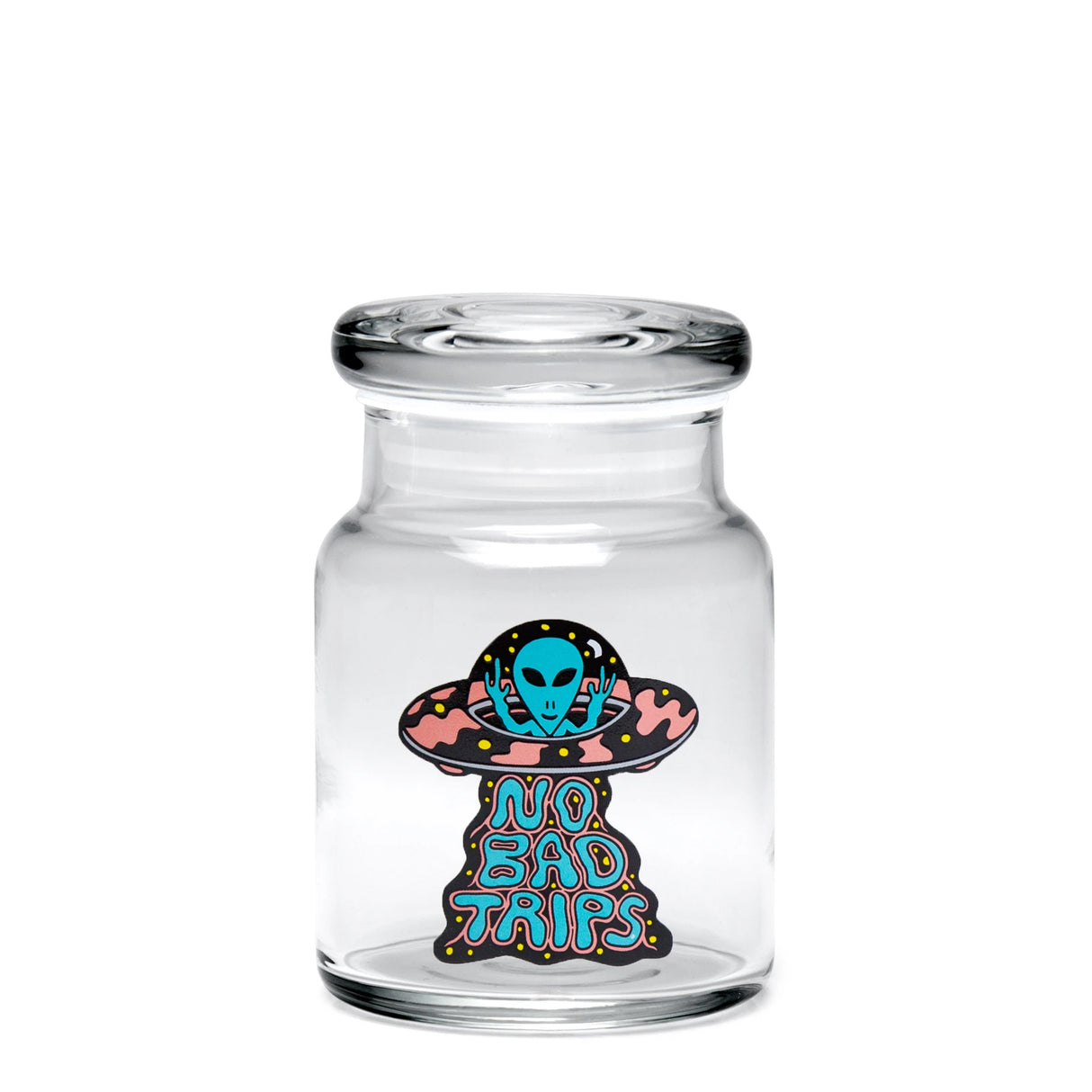 420 Science Pop Top Jar Small - No Bad Trips