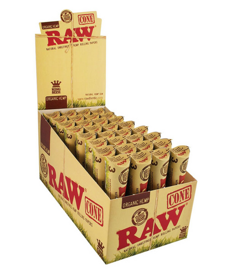 RAW Organic Hemp Pre-rolled Cones - Kingsize