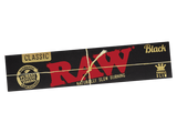 RAW Black Rolling Papers - Kingsize Slim