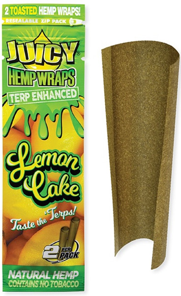 JUICY Terp Enhanced Hemp Wraps - 2 Pack