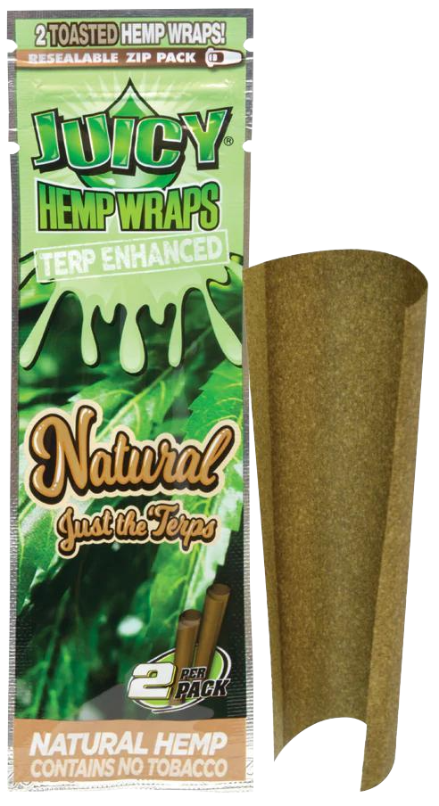 JUICY Terp Enhanced Hemp Wraps - 2 Pack