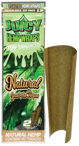 JUICY Terp Enhanced Hemp Wraps - 2 Pack