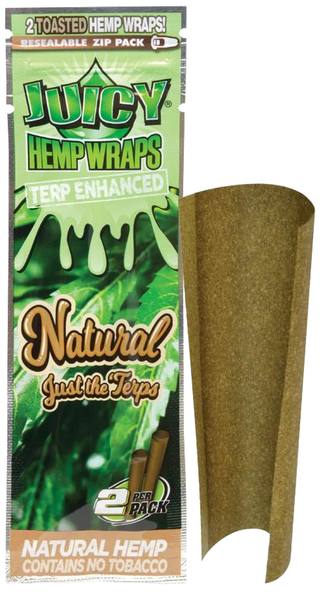 JUICY Terp Enhanced Hemp Wraps - 2 Pack