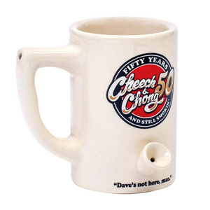 Cheech & Chong Wake & Bake Ceramic Mug Pipe
