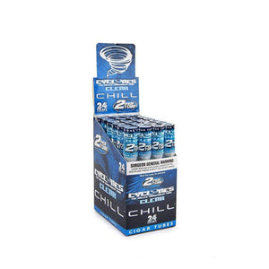 Cyclones Clear Pre-rolled Cones 2pcs - Chill Blue 1 1/4