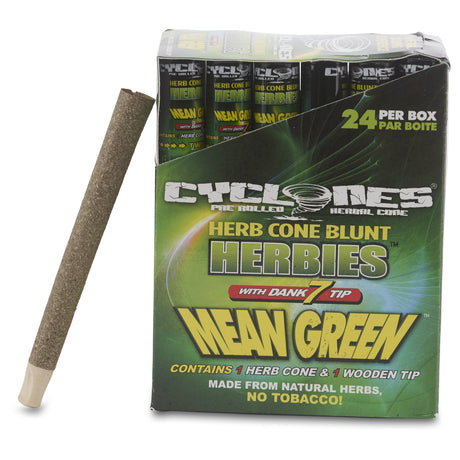 Cyclone Herbies Mean Green Pre-rolled 1pc Cone King Size