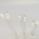 Glass Bubbler Downstem (14cm, 13cm & 10cm)