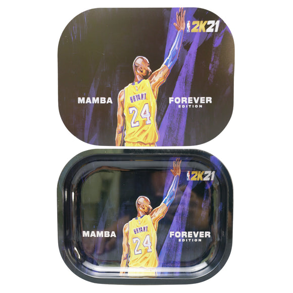 Mamba Forever Small Rolling Tray with Magnetic Lid Cap