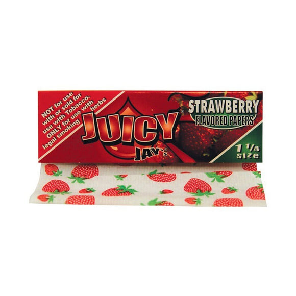 Juicy Jay's - 1 1/4 - 32 Sheets Per Booklet - Strawberry