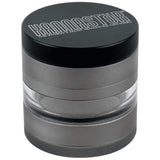 Kannastor 2.5" 4-piece Jar Body Herb Grinder | Gunmetal