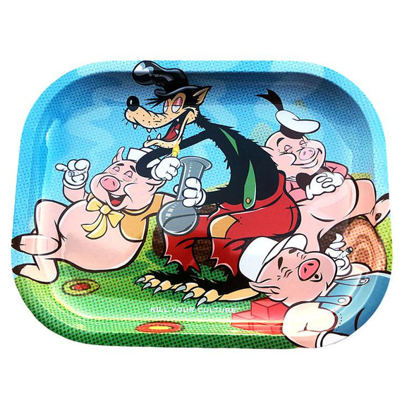 Kill Your Culture Rolling Tray - 3 Little Pigs