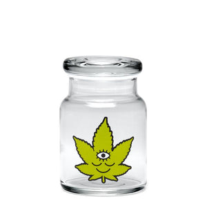 420 Science Pop Top Jar Small - Toke Face