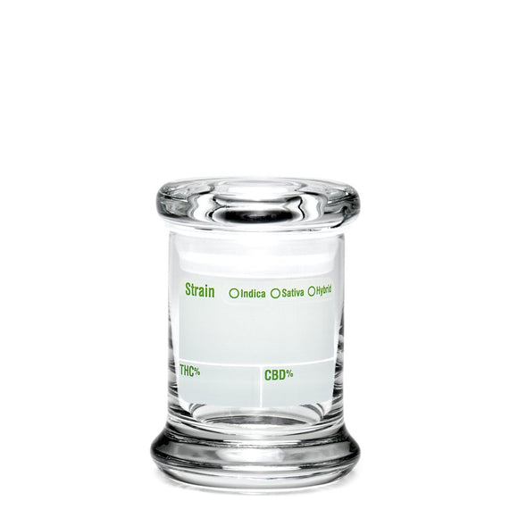 420 Science Pop Top Jar Extra Small - Modern Write & Erase