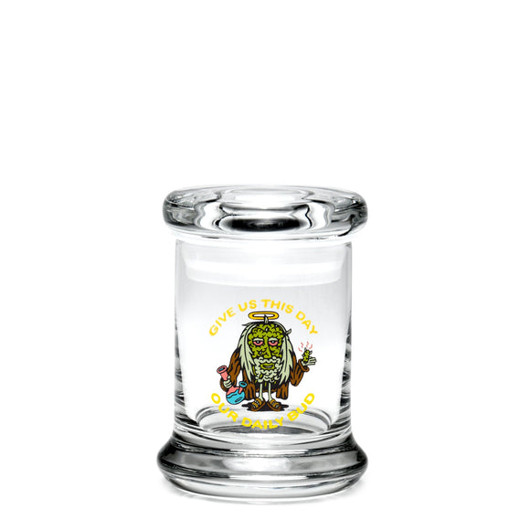 420 Science Pop Top Jar Extra Small - Jesus Bud
