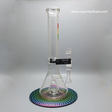 RooR® Tech 14" 45mm x 5mm Shower Mini Fixed Beaker Waterpipe