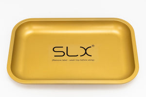 SLX Large Rolling Tray 11"x7" Gold
